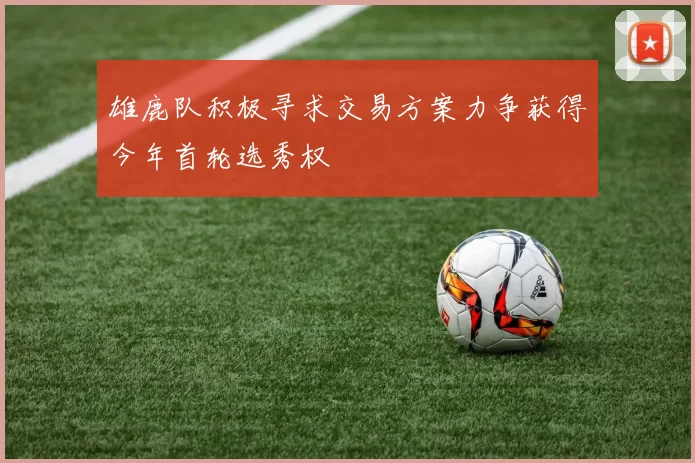 雄鹿队积极寻求交易方案力争获得今年首轮选秀权